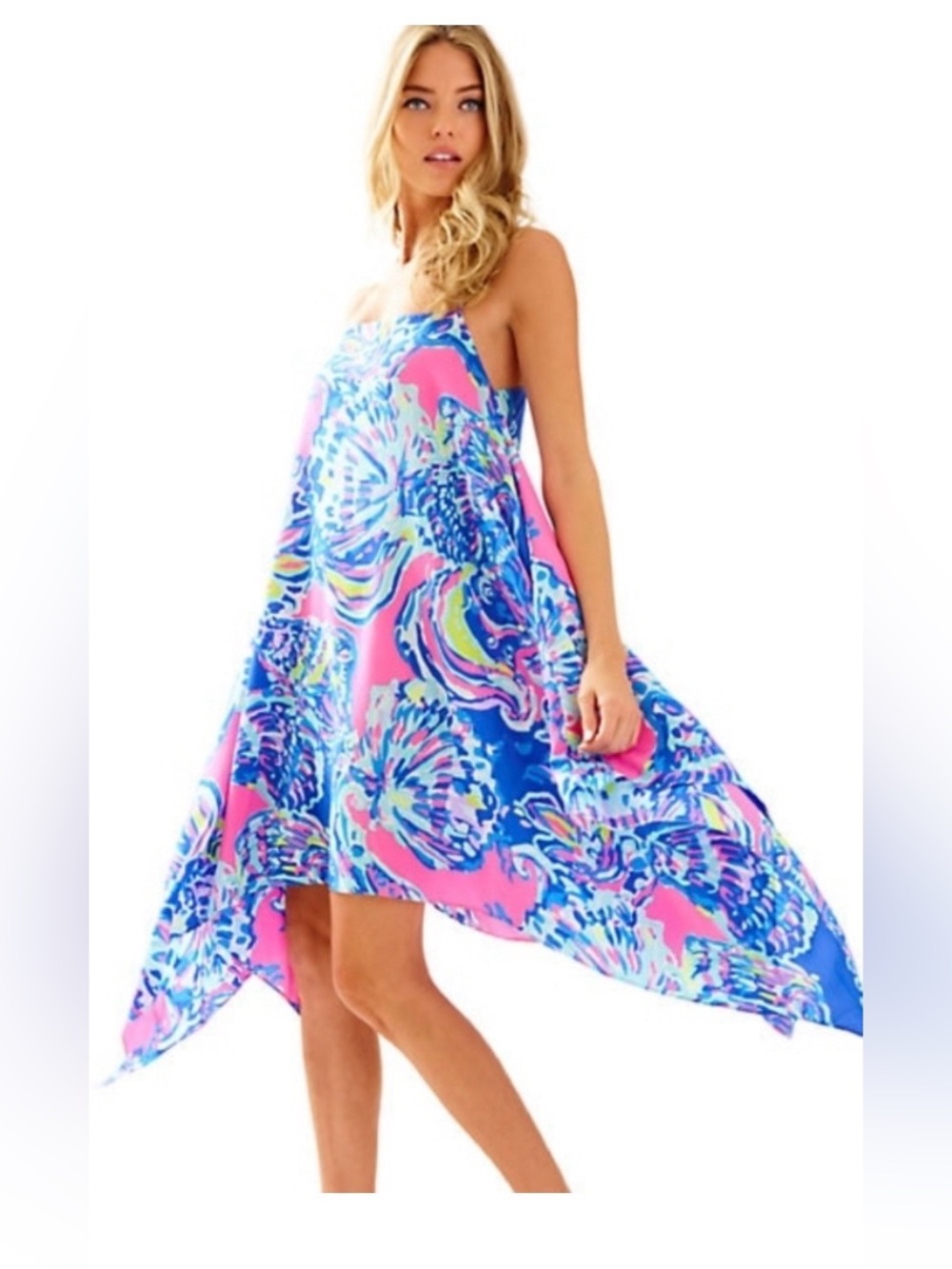 NWT Lilly Pulitzer Kimi Silk Dress Small Beautiful!